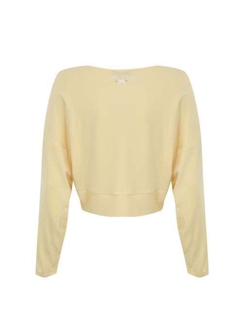 Maglia in jersey crepe Lemonade con piercing Elisabetta Franchi | MD00251E2DC7